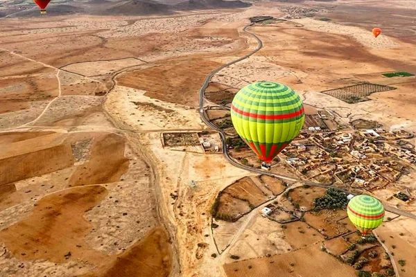 Hot Air Balloon Over Marrakech – Sunrise Flight with Breakfast